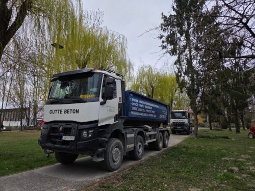 Szent Rozália park felújítás Gútán